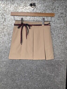 Weekend Academy Pleated Skort Beige Girls 8